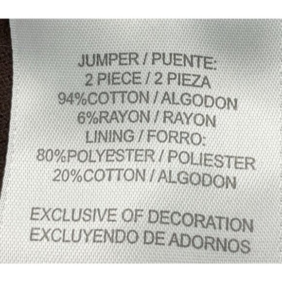 Bonnie Baby Sleeveless Brn Polka Dot Cord Jumper Ribbons Turkey Applique 6-9 Mos - Picture 6 of 8